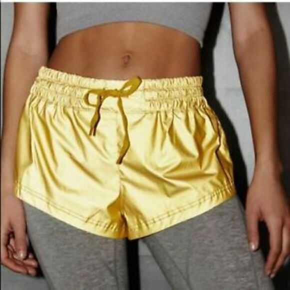 NWT Free People moonlight reflective shorts - Picture 2 of 4